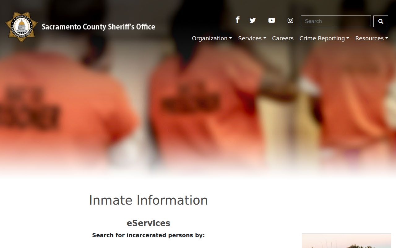 Elk Grove previous residents research and Sacramento County custody lookup reference